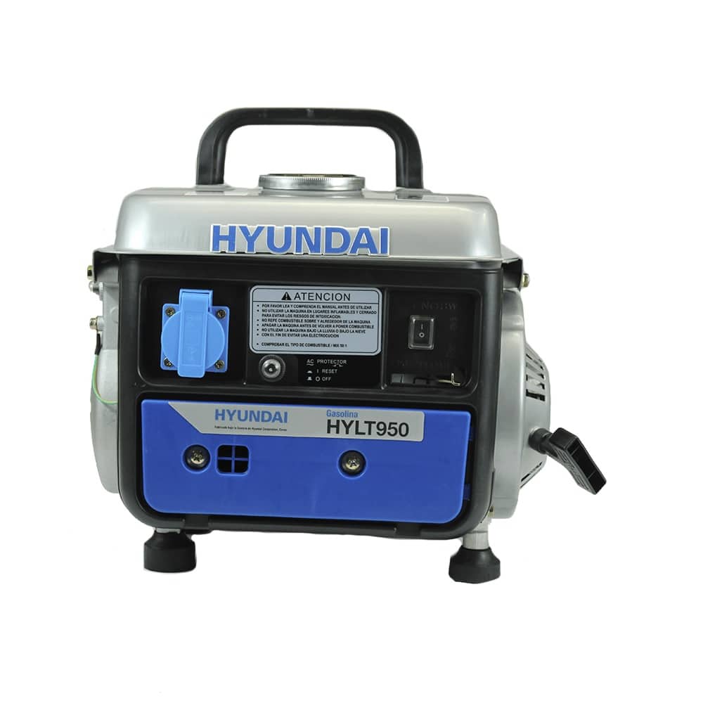 GENERADOR A GASOLINA MEZCLA ACEITE 0.72kw HYUNDAI 82HYLT950