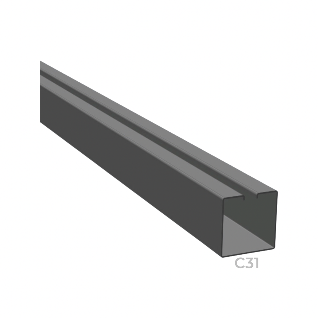 DC CANAL CORREDERA U30 x 1.5MM x 6MT