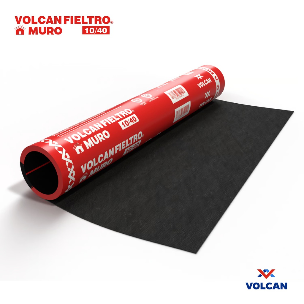 FIELTRO ASFALTICO LISO 10/40M2 VOLCAN