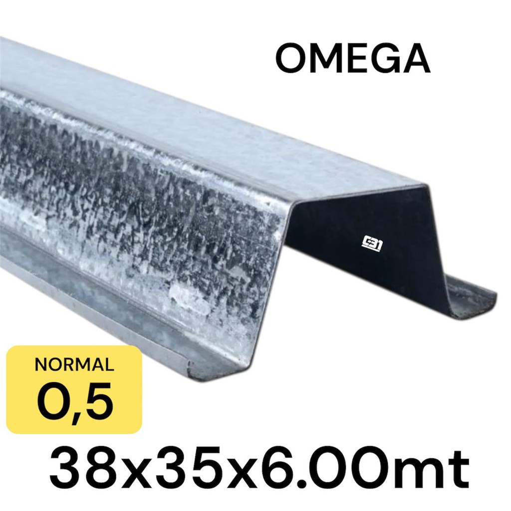 METALCON OMEGA ECO 6MTx35x38 0.5MM