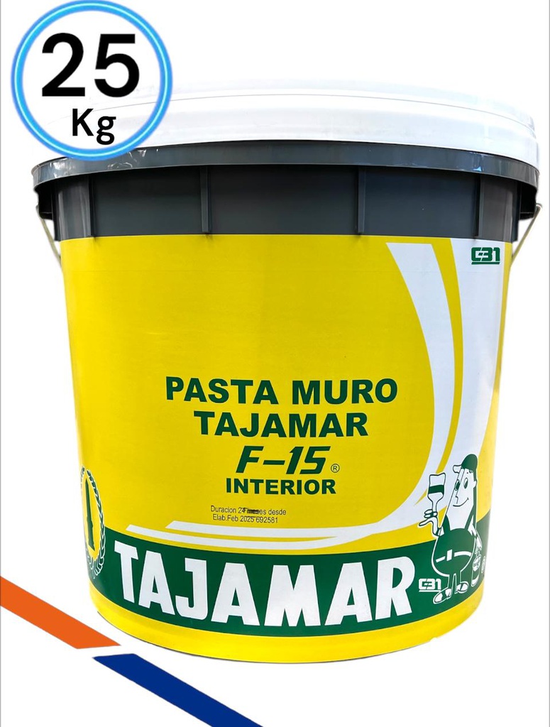 PASTA MURO F15 25KG TAJAMAR