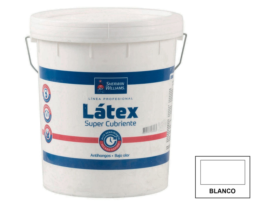 LATEX SUPERCUBRIENTE BLANCO TINETA SHERWIN WILLIAMS