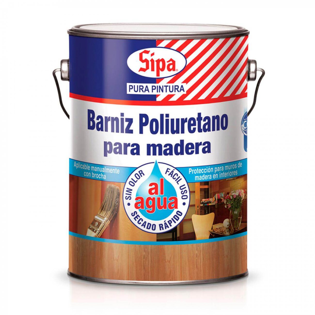 BARNIZ POLIURETANO AL AGUA SIPA GL