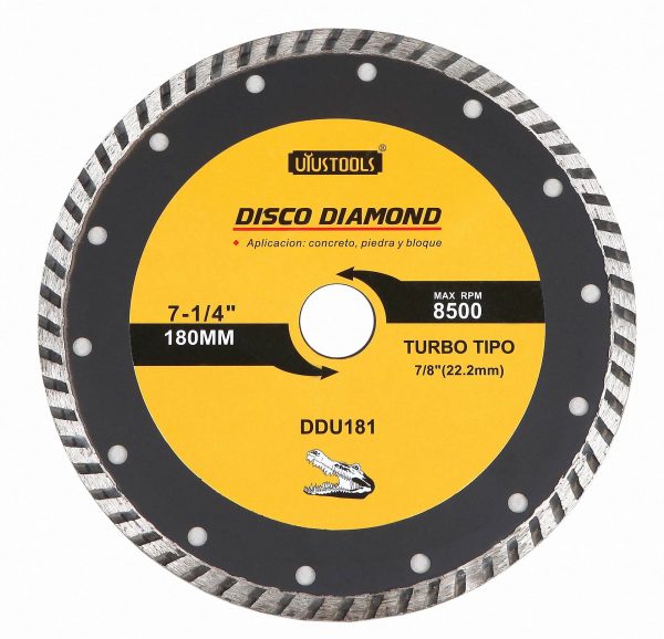 DISCO DIAMANTADO 7&quot; CONTINUO UYUSTOOLS