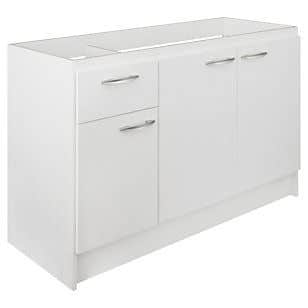 MUEBLE LAVAPLATO 120X50CM IZQUIERDO BLANCO