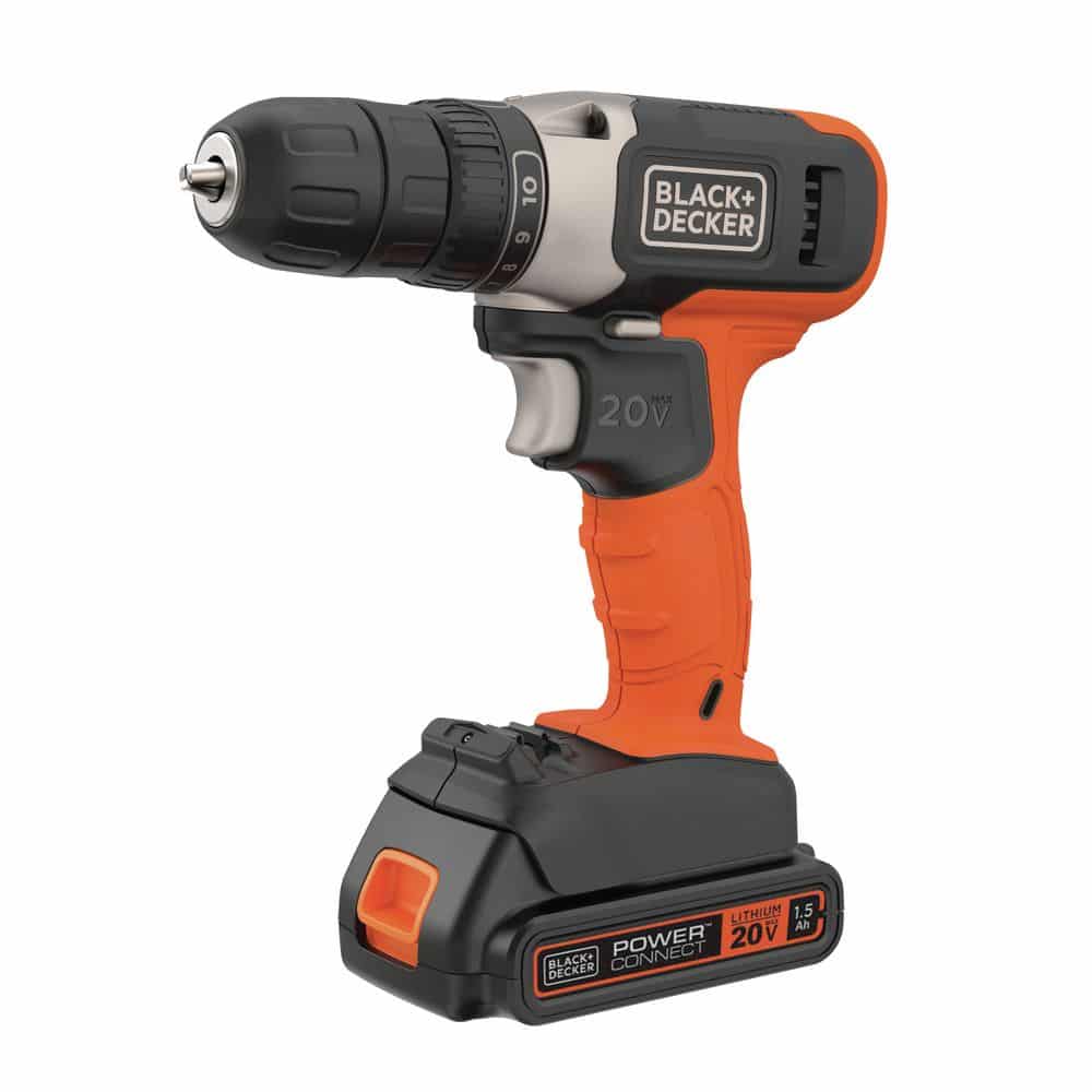 TALADRO INALAMBRICO 20V 10MM BLACK &amp; DECKER BCD704C1