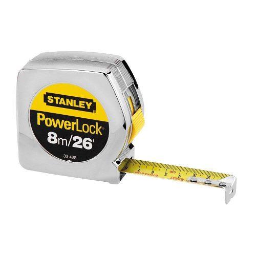 HUINCHA MEDIR STANLEY 8MT POWERLOCK