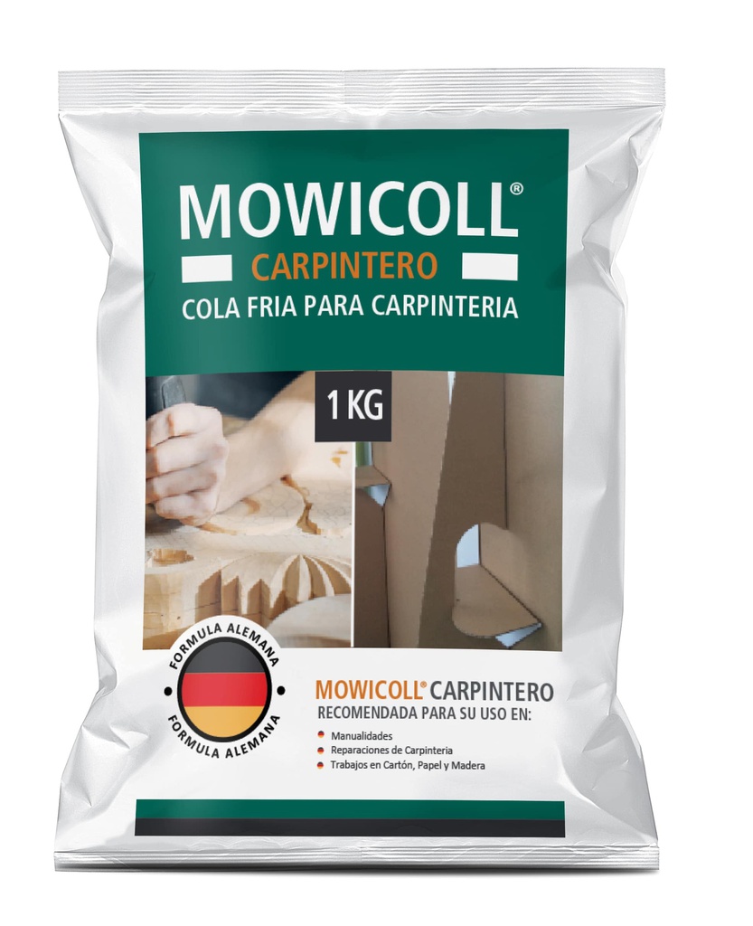 COLA FRIA MADERA MOWICOLL BOLSA 1KG