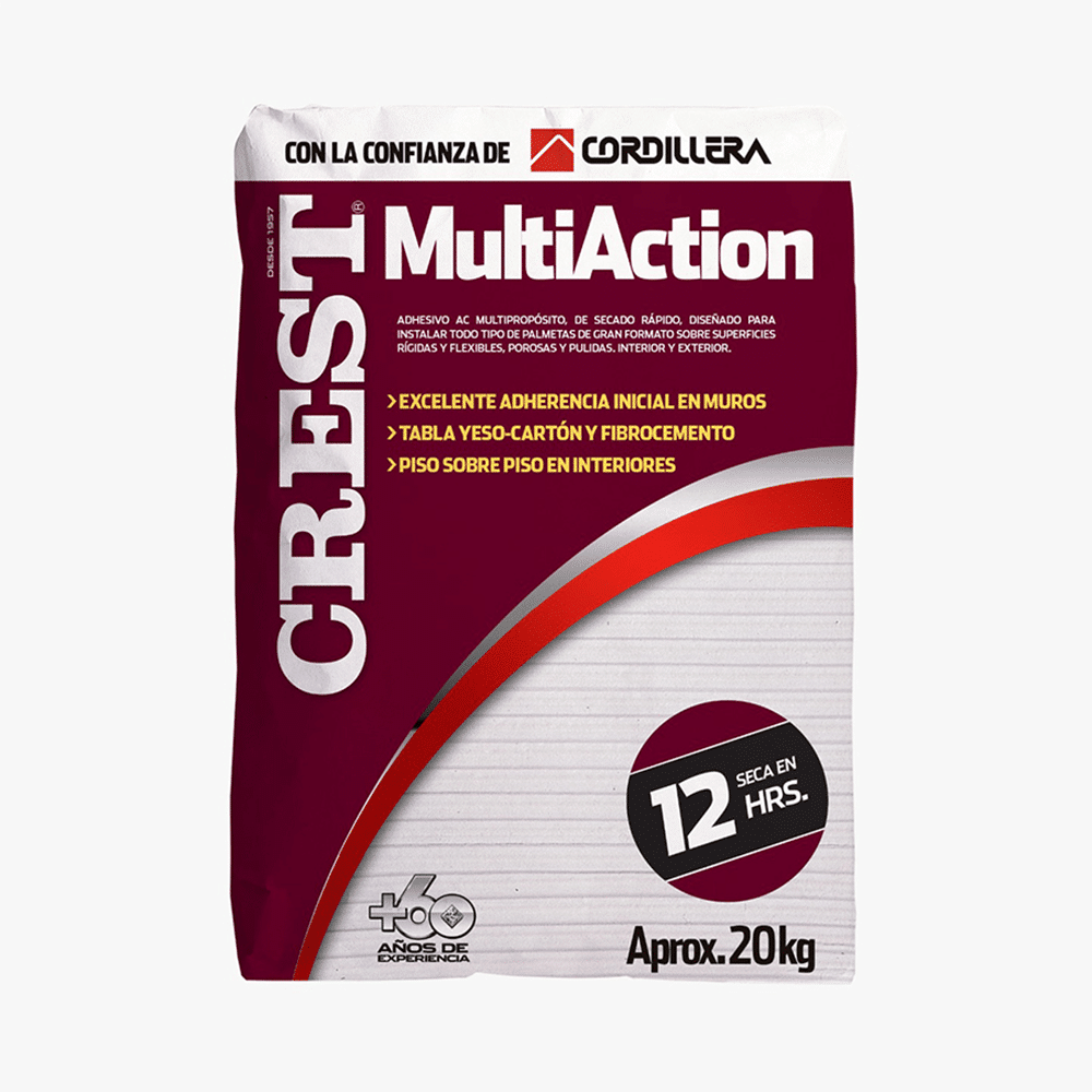 Adhesivo Crest Multiaction AC 20kg