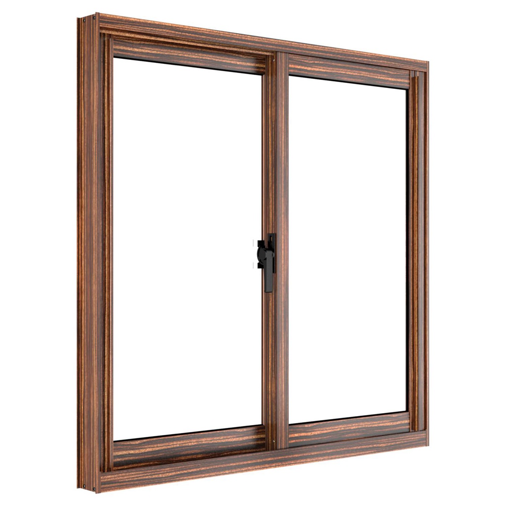 VENTANA ALUMINIO MADERA 60X60CM BAÑO