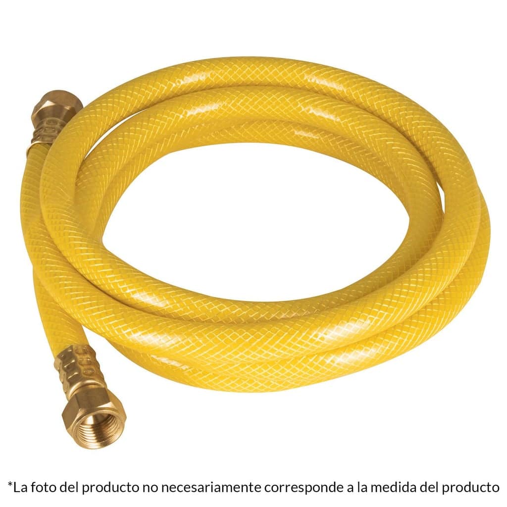 FLEXIBLE GAS 3/8 X 3/8&quot; HI -HI 1MT MANGUERA