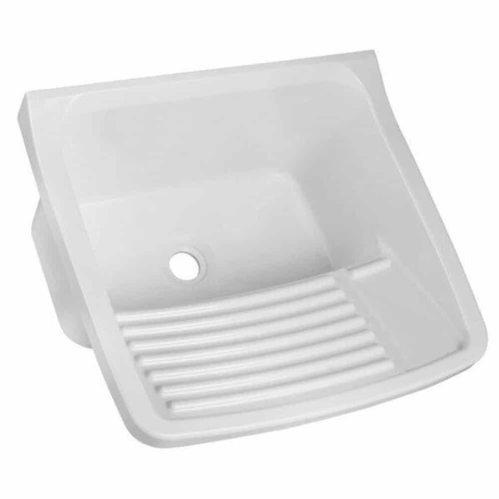 LAVADERO PLASTICO 24LT 52 x 56 x 26cm BLANCO