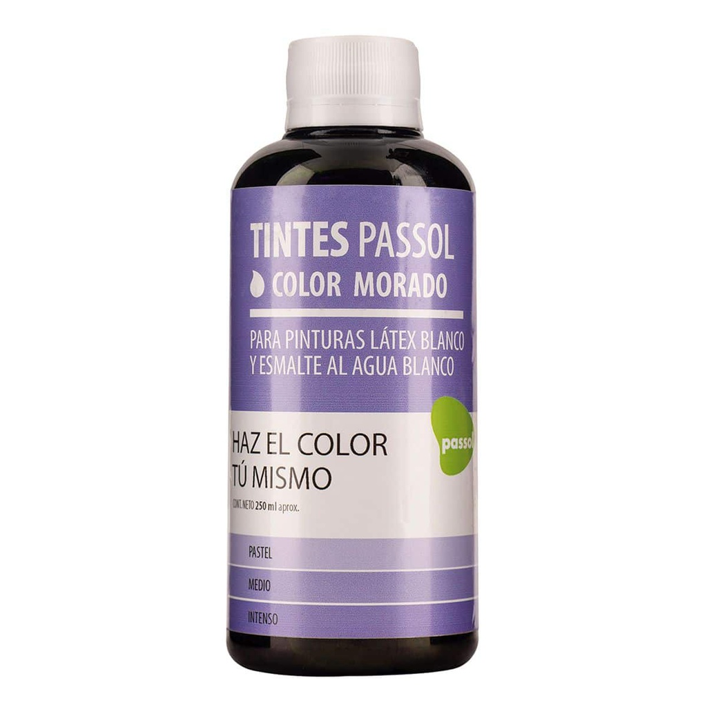 TINTE MORADO PASSOL BOTELLA 250ML