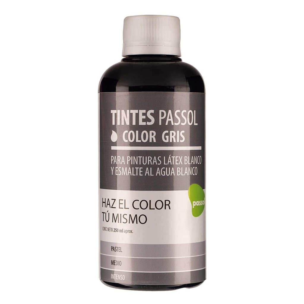 TINTE GRIS PASSOL BOTELLA 250ML