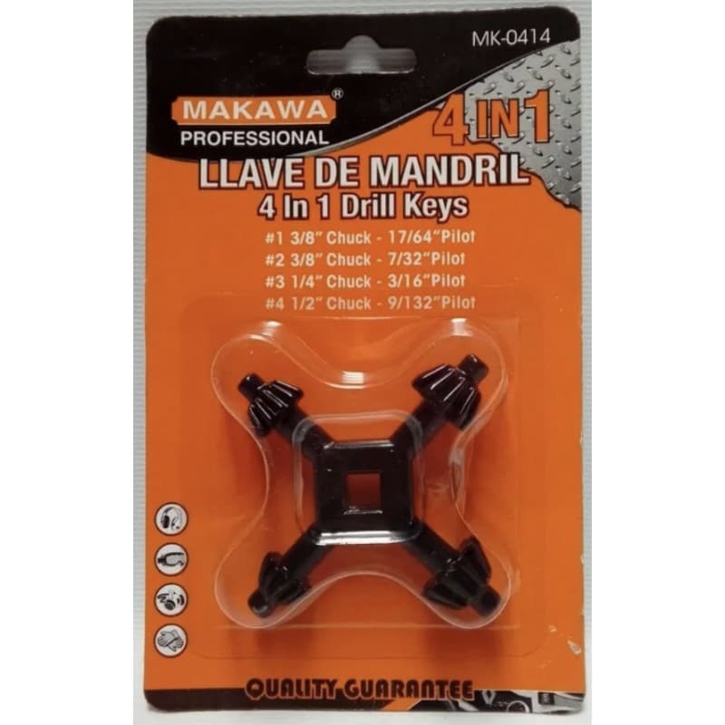 LLAVE MANDRIL 4 EN 1 MAKAWA MK-0414