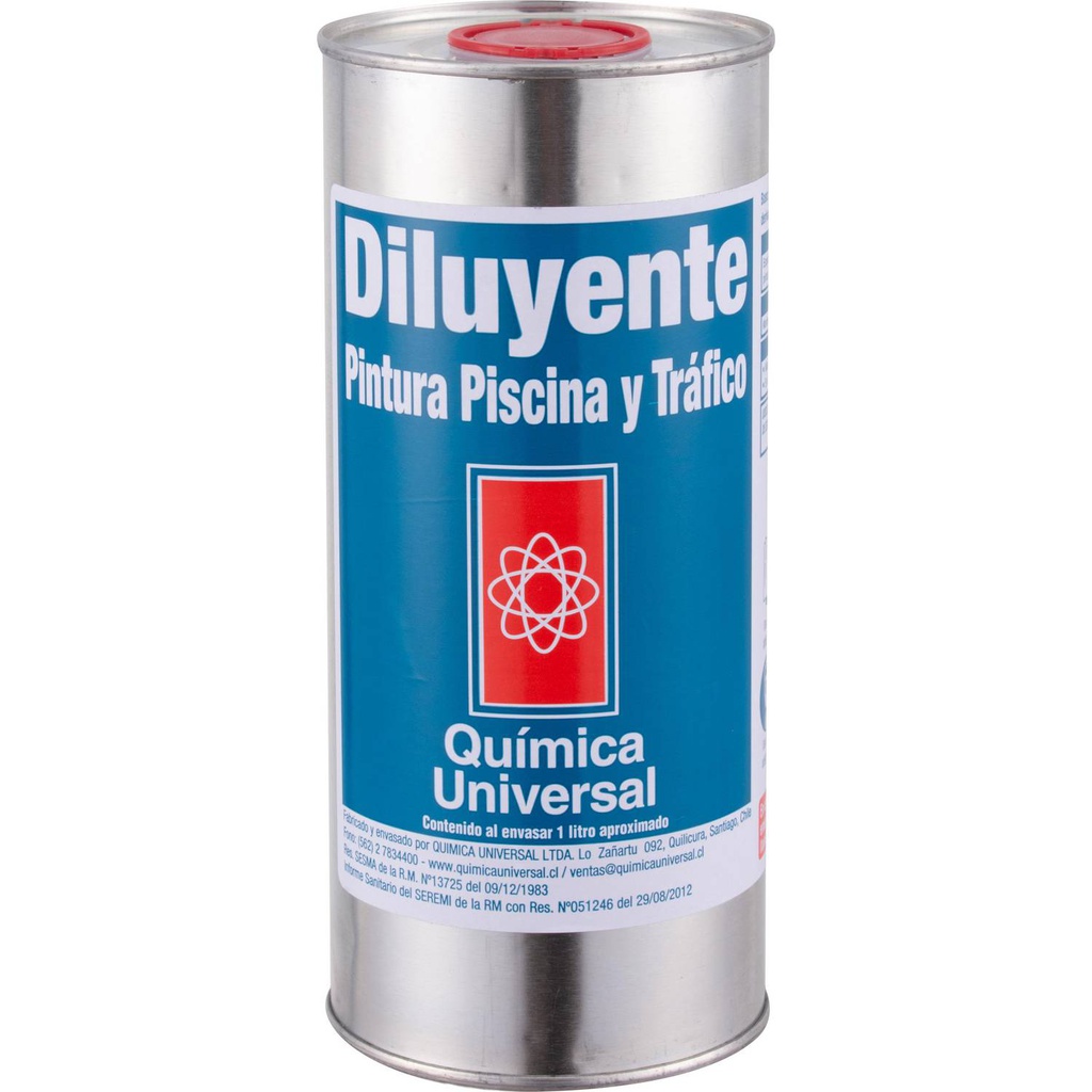 DILUYENTE PINTURA PISCINAS 1LT QUIMICA UNIVERSAL