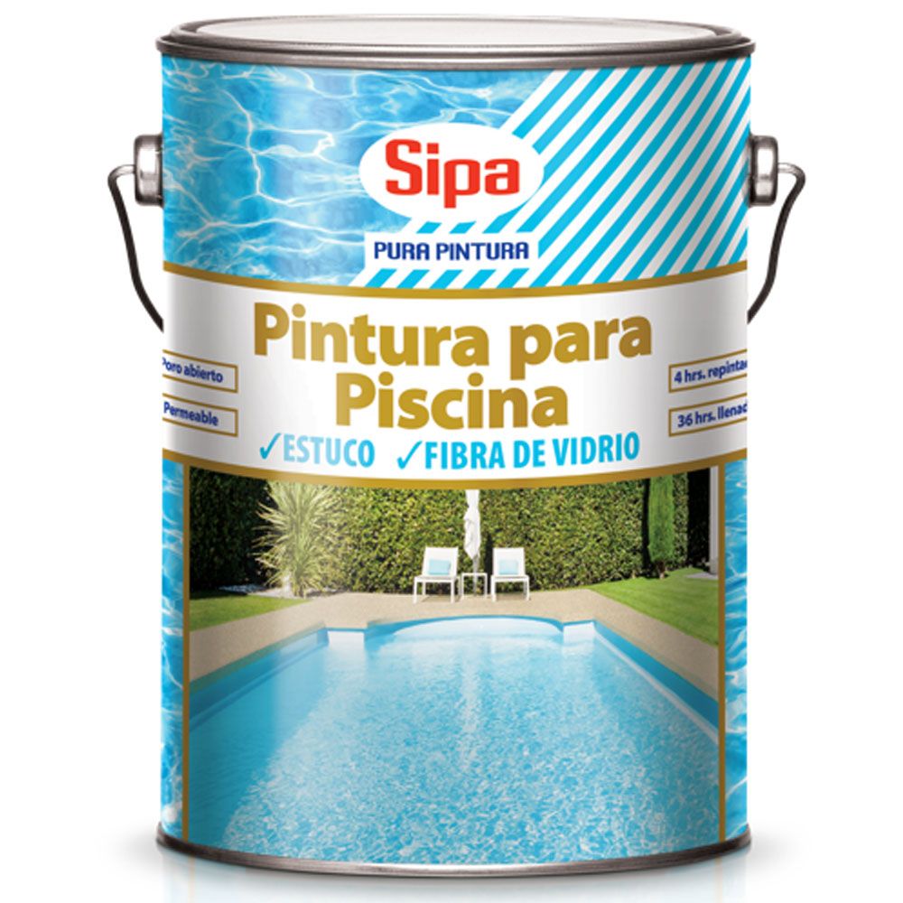 PINTURA PISCINA CELESTE GALON SIPA