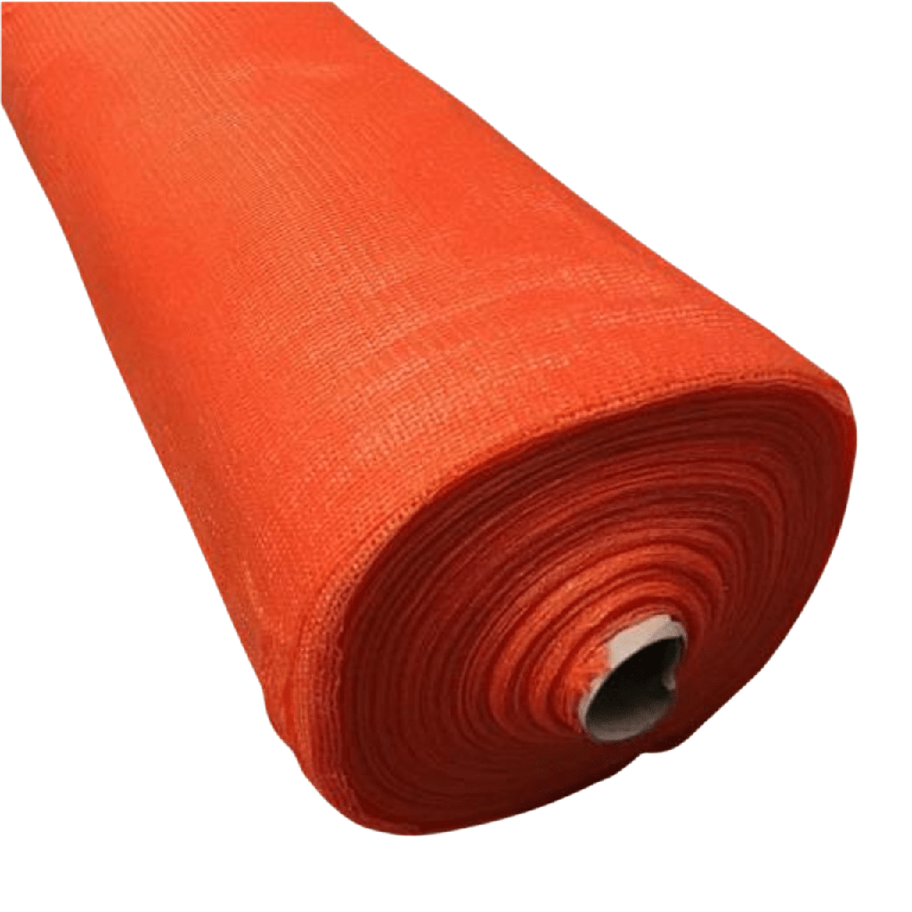 ROLLO MALLA RASCHEL NARANJA 2.10MT x 100MT