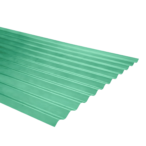 Plancha Fibra Vidrio Acanalada 2.50MT Verde