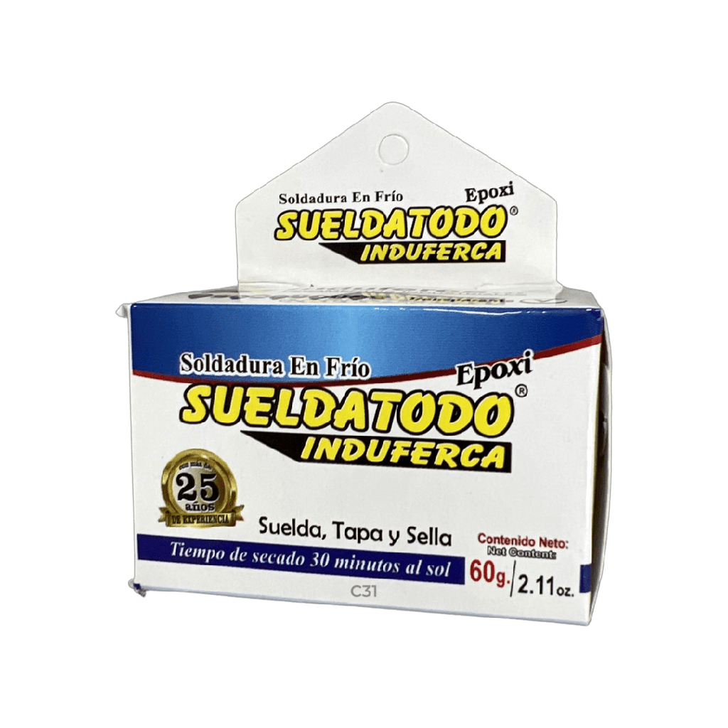 SUELDATODO ADHESIVO EPOXICO 60GR TRANSPARENTE ( PEGATANKE )