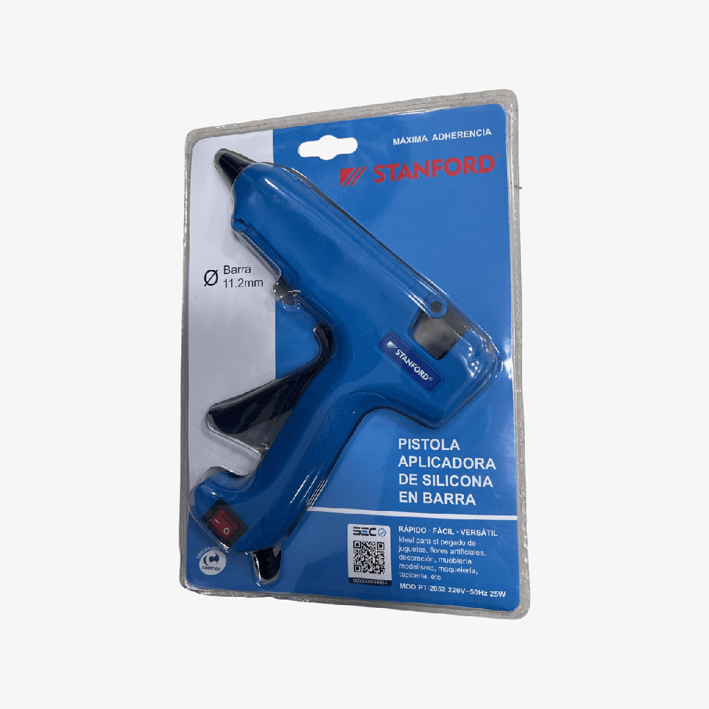 PISTOLA SILICONA ELECTRICA 25W STANFORD CERTIFICADA