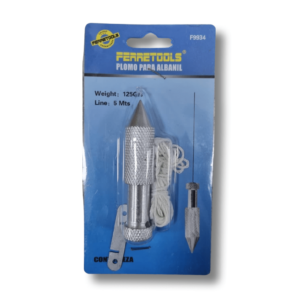 PLOMO ALBAÑIL 125Gr PLOMADA F9934