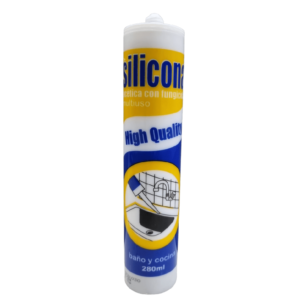 SILICONA ACETICA BAÑO Y COCINA BLANCA PATEL 280ML