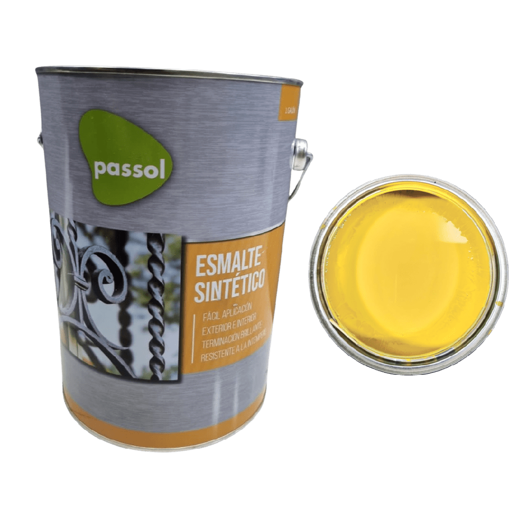 ESMALTE SINTETICO AMARILLO GALON PASSOL