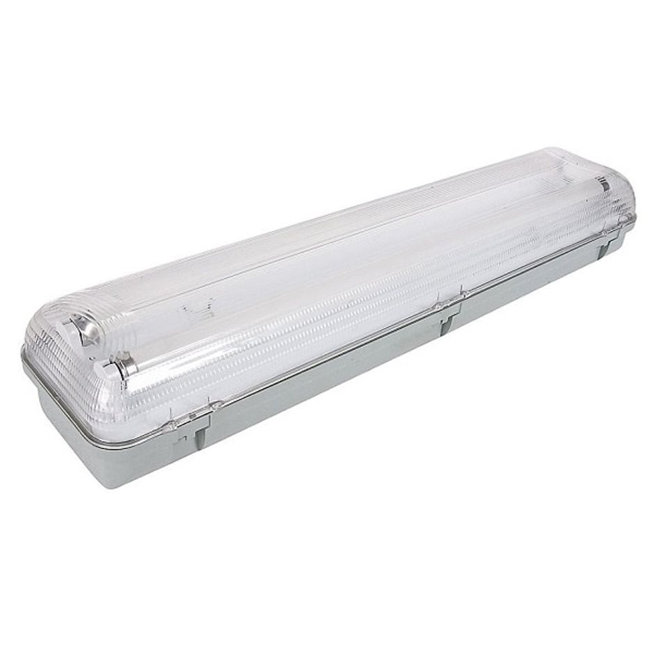 EQUIPO ESTANCO LED HERMETICO 60CM  2X9W 6000K + TUBOS MEGABRIGHT