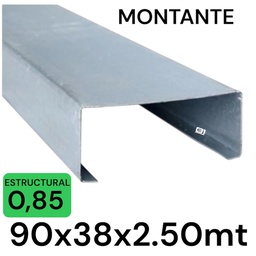 [1518] METALCON MONTANTE 90X2.5MT 0.85MM C 2x4