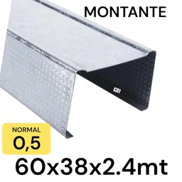 [1509] METALCON MONTANTE ECO 60X2.4MT 0.5MM