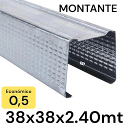 [1513] METALCON MONTANTE ECO 38X2.4MT 0.5MM