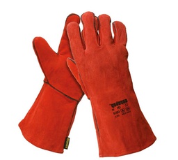 [s45] GUANTES SOLDADOR ROJO