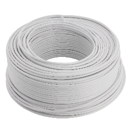 [E153] Alambre Eléctrico Genlis 2.5mm 100mt Blanco (Cable)