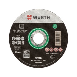 [H620] DISCO CORTE 4 1/2&quot; X 1MM WURTH