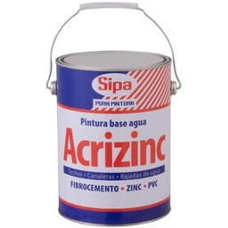 [T43] PINTURA TECHO ACRIZINC ROJO SIPA GALÓN