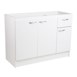 [683] MUEBLE LAVAPLATO 120X50CM DERECHO BLANCO