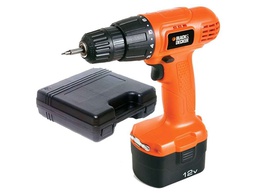 [CD121K] TALADRO INALAMBRICO 12V + MALETA BLACK &amp; DECKER CD121K