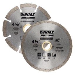 [DD30] PACK DISCO DIAMANTADO SEGMENTADO  + CONTINUO 4 1/2&quot; DEWALT