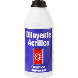 [T103] DILUYENTE ACRILICO 1LT QUIMICA UNIVERSAL