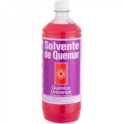 [T107] SOLVENTE DE QUEMAR 1LT QUIMICA UNIVERSAL