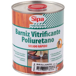 [P106] BARNIZ VITRIFICANTE POLIURETANO SIPA TARRO 1/4GL
