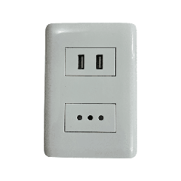 [1948BL] ENCHUFE SIMPLE CONEXION USB BLANCO STANFORD