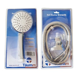 [90633] JUEGO DUCHA + FLEXIBLE SWERTT TAUMM