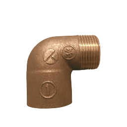 [G384] CODO BRONCE SO-HE 1 X 3/4&quot; (G384)