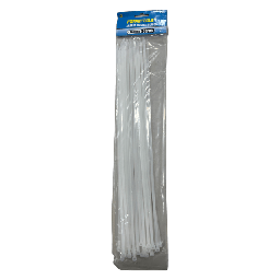 [F2687] AMARRAS PLASTICAS BLANCAS 4.8X400MM (50UND) F2687