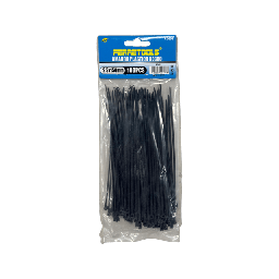 [F2693] AMARRAS PLASTICAS NEGRAS 2.5X150MM (100und) F2693