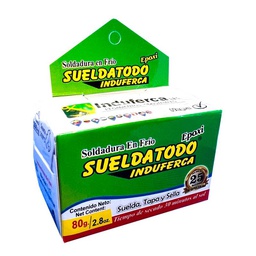 [90221] SUELDATODO ADHESIVO EPOXICO 80GR NEGRO ( PEGATANKE )