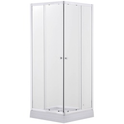 [5378] SHOWER DOOR 90X90X1.95MT 9007-N