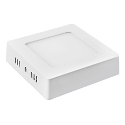 [8047] FOCO LED CUADRADO SOBREPUESTO 12x12CM 6W / 3000K LC MEGABRIGHT